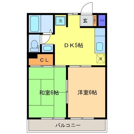 Rレイキャッスルの物件間取画像